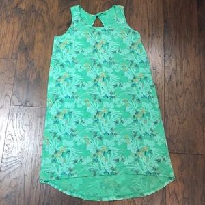 Fresh produce shift dress size xl. Assymetric hem